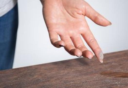 Dusty furniture