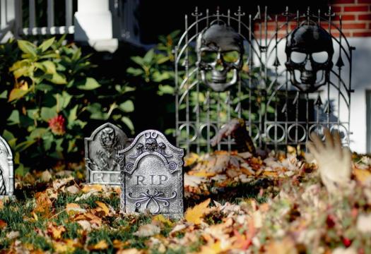 Halloween decorations on home exterior | Merry Maids