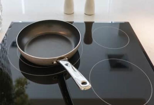 clean glass-top stove