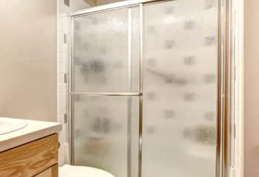 shower door track